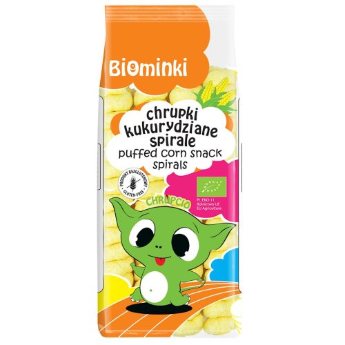 SPIRALE chrupki kukurydziane  Bio 60 - Biominki (bezglutenowe)