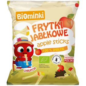 FRYTKI JABŁKOWE  Bio 40 g - Biominki  ( bezglutenowe)