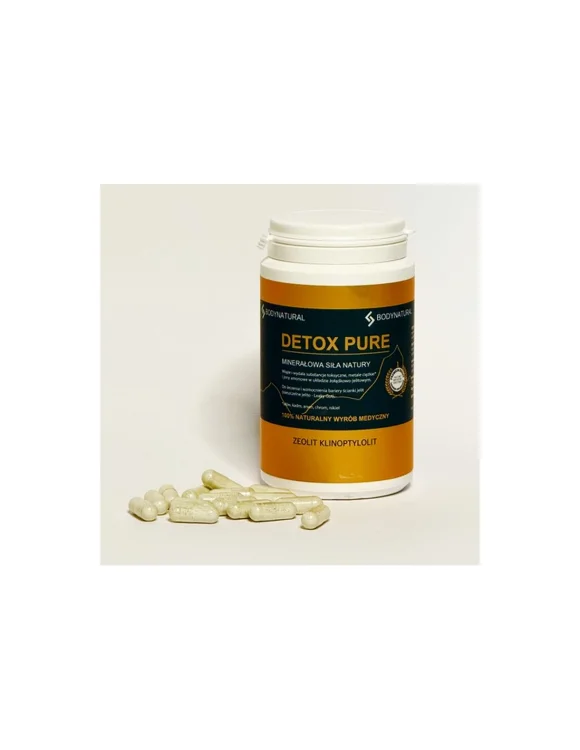 DETOX PURE - Zeolit Klinoptylolit 200 kapsułek - Body Natural