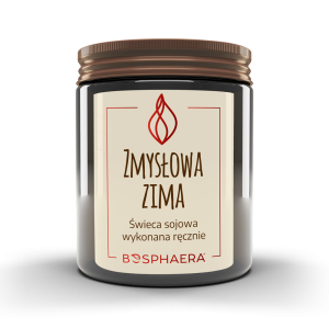 Świeca sojowa ZMYSŁOWA ZIMA 190g Bosphaera