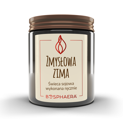 Świeca sojowa ZMYSŁOWA ZIMA 190g Bosphaera