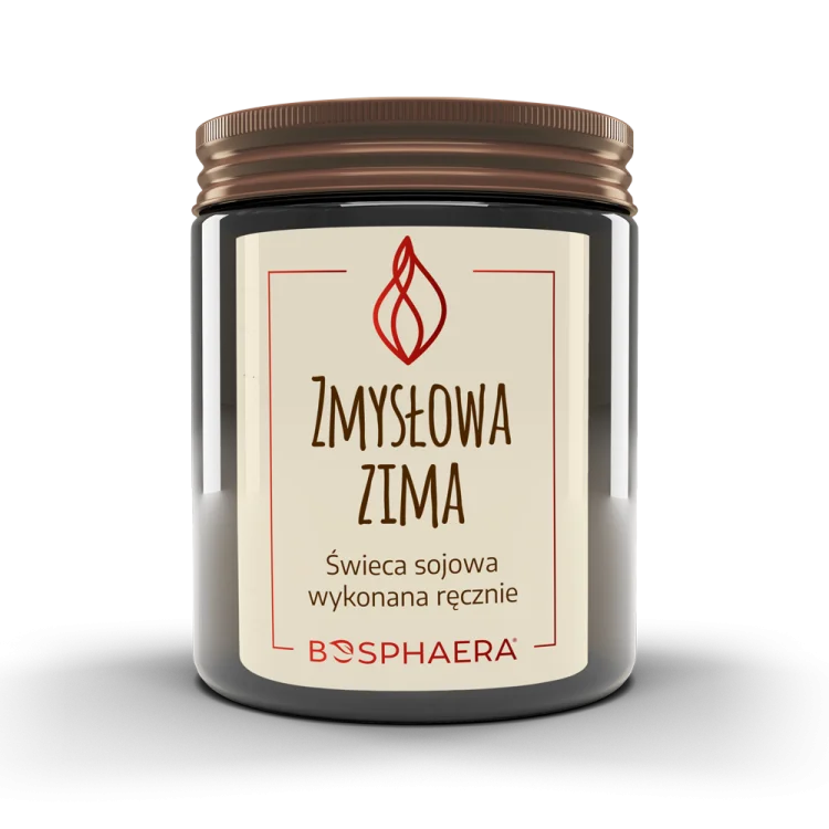 Świeca sojowa ZMYSŁOWA ZIMA 190g Bosphaera