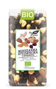 MIESZANKA STUDENCKA Z ŻURAWINĄ Bio 400 g - Bio Planet