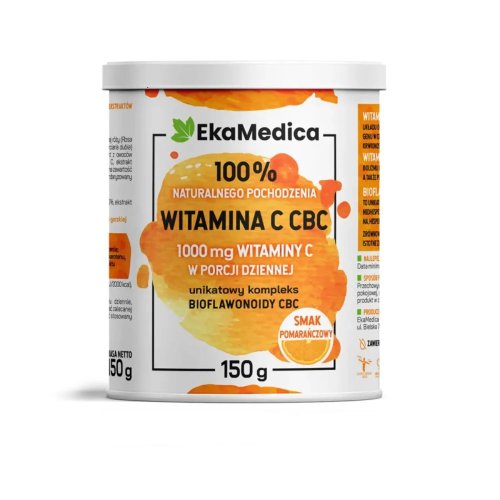 Witamina C CBC Pomarańczowa 150g- Ekamedica