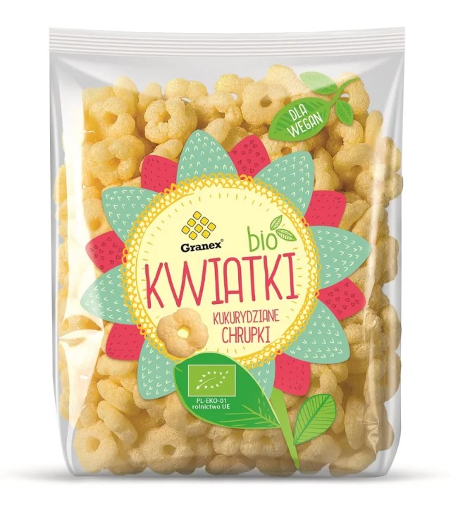 KWIATKI chrupki kukurydziane Bio 80g - GRANEX