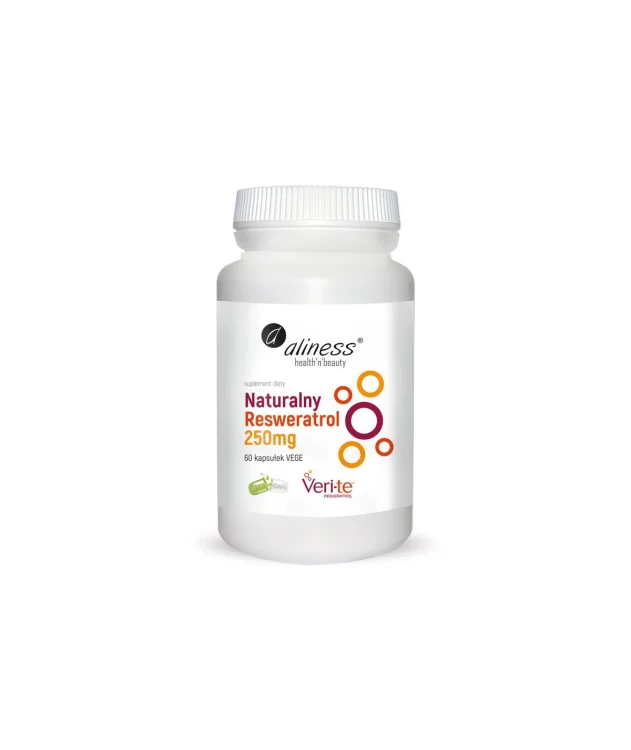NATURALNY RESWERATROL VERI-TE  60  kapsułek -  Medicaline Aliness