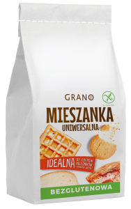 GRANO MIESZANKA UNIWERSALNA BEZGLUTENOWA 1 kg -  Młyn Niedźwiady