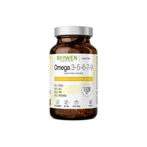 OMEGA 3-5-6-7-9 Biowen - 60 kapsułek