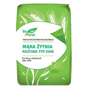 Mąka żytnia razowa typ 2000 BIO 1kg Bio Planet
