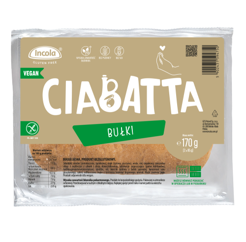 BUŁKI CIABATTA 2 szt. 170 g - GFS Poland