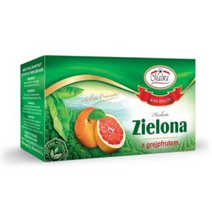 Herbata ZIELONA Z GREJPFRUTEM 2 g x 20 torebek Malwa