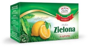 Herbata ZIELONA Z CYTRYNĄ  2 g x 20 torebek Malwa