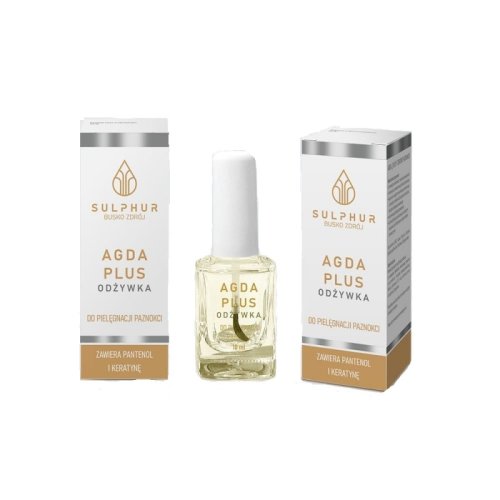 AGDA PLUS płyn do paznokci 10 ml- Sulphur Zdrój