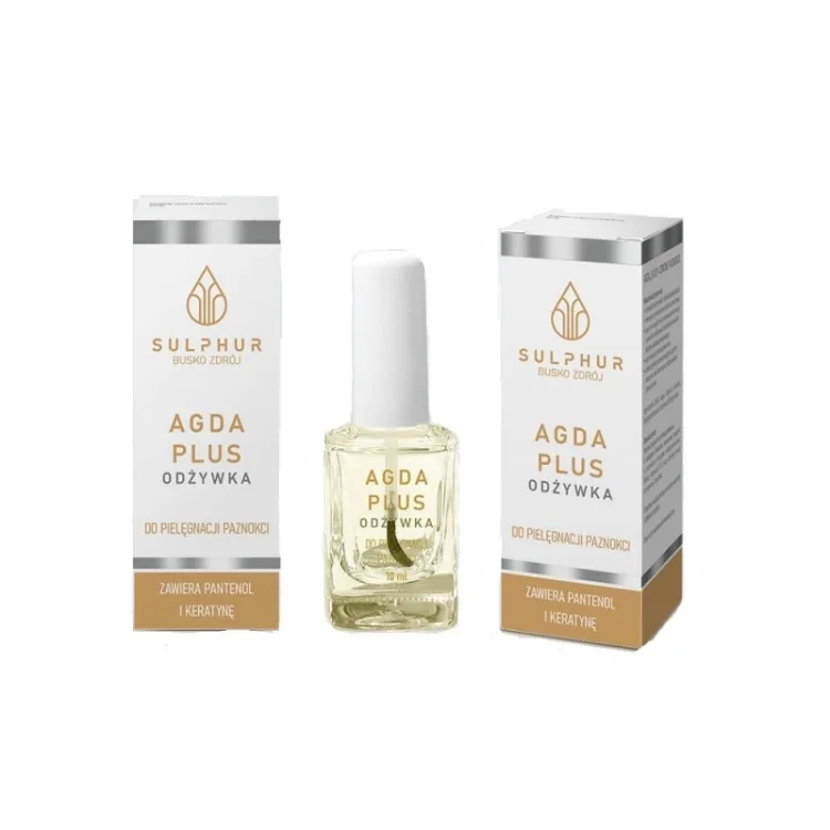 AGDA PLUS płyn do paznokci 10 ml- Sulphur Zdrój