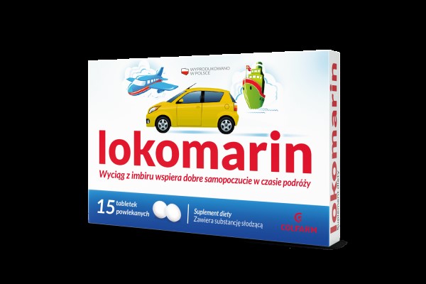 Colfarm Lokomarin 15 tabletek wyciąg z imbiru
