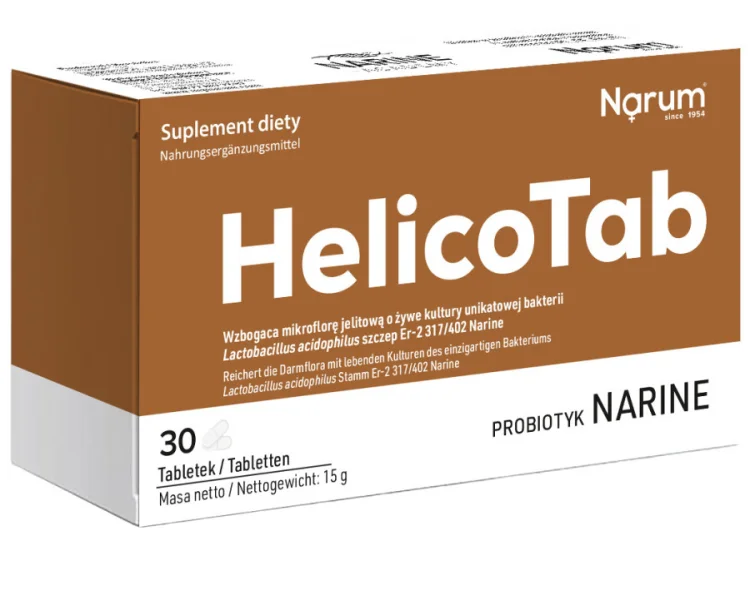 HELICOTAB 30 kapsułek - Narum