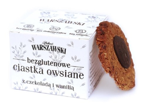 Ciastka OWSIANE CZEKOLADĄ WANILIĄ 150 - Baton Warszawski