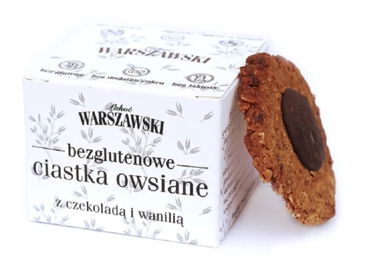 Ciastka OWSIANE CZEKOLADĄ WANILIĄ 150 - Baton Warszawski