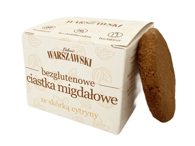 Ciastka MIGDAŁOWE ZE SKÓRKĄ CYTRYNY 150 g - Baton Warszawski