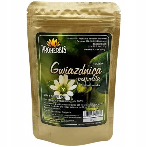 GWIAZDNICA POSPOLITA (mielona) 50 g Proherbis