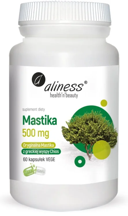 MASTIKA Pistacia lentiscus 60 kapsułek - Medicaline Aliness