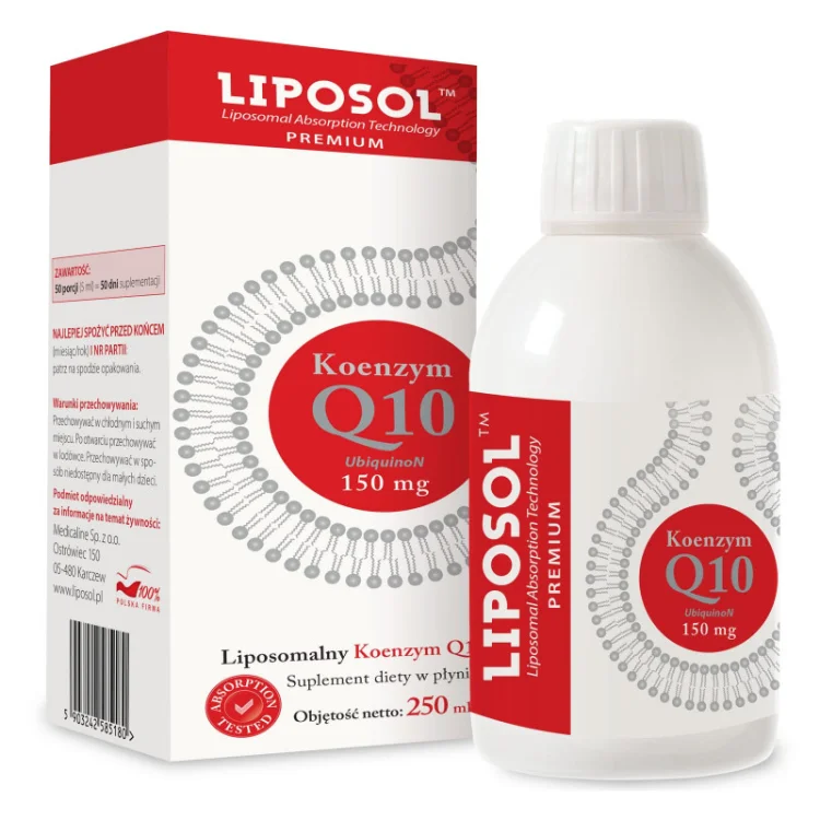 LIPOSOMALNY KOENYM  Q10 (UbiquinoN) 250 ml - Medicaline Aliness