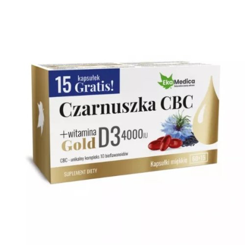 CZARNUSZKA CBC GOLD  75 kapsułek  Ekamedica