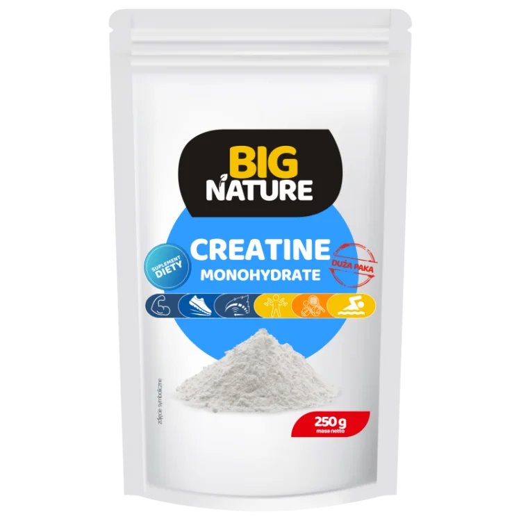 CREATINE MONOHYDRATE (KREATYNA) 250 g - Big Nature