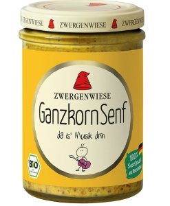 MUSZTARDA FRANCUSKA Bezglutenowa BIO 160 ml - Zwergenwiese