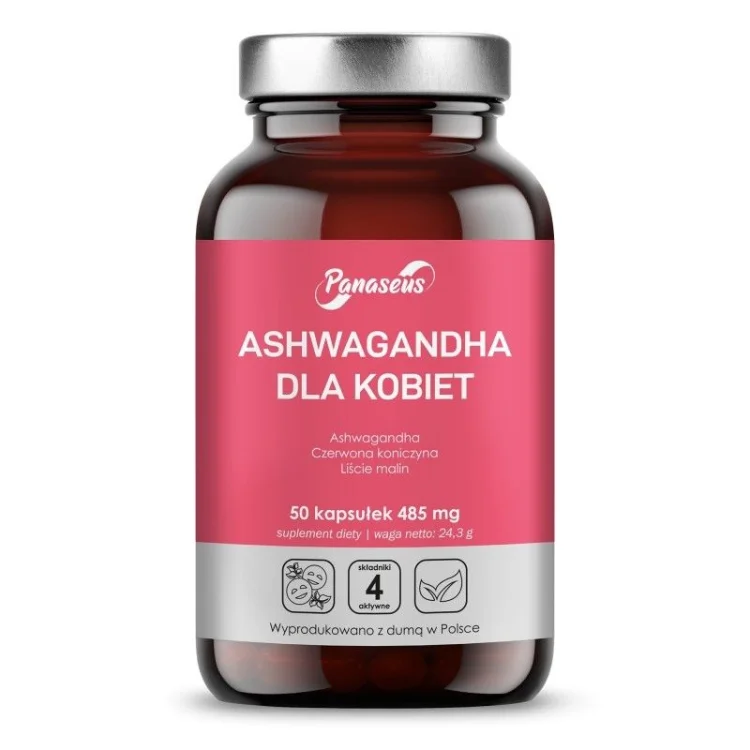ASHWAGANDHA DLA KOBIET 50 kapsułek - Yango