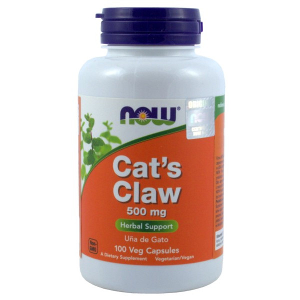 CATS CLAW KOCI PAZUR 100 kaps. Now Foods