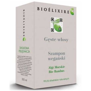 GĘSTE WŁOSYSzampon wegański 300 ml Bioelixire