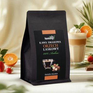 Kawa smakowa ORZECH LASKOWY 250g ziarnista- Tommy Cafe