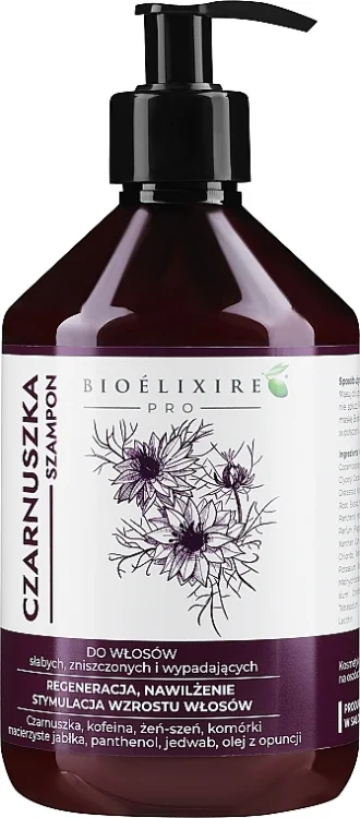 CZARNUSZKA szampon 500ml  - Bioelixir seria Pro Salon