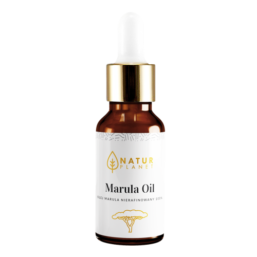Olej Marula na Twarz i Włosy Nierafinowany 30 ml – Natur Planet