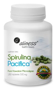 SPIRULINA PACYFICA 180 tabletek - Medicaline Aliness