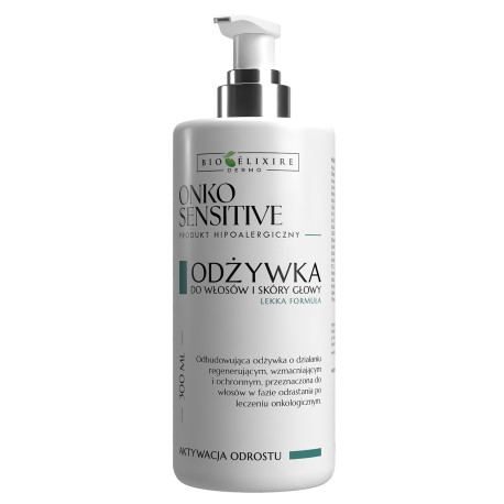 DERMO ONKO SENSITIVE Odżywka do włosów i skóry głowy 300 ml Bioelixire