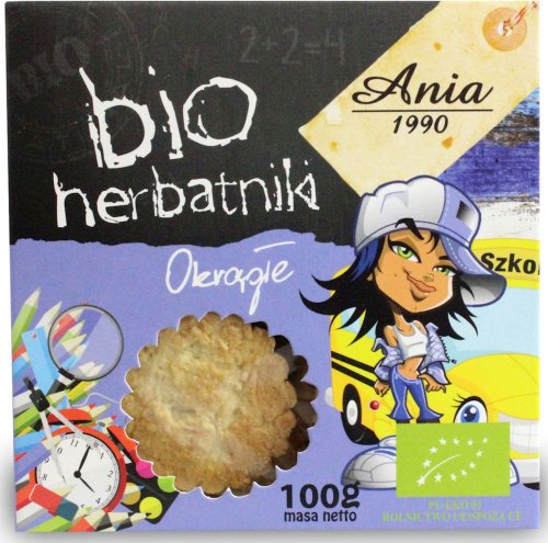 HERBATNIKI OKRĄGŁE BIO 100 g BA