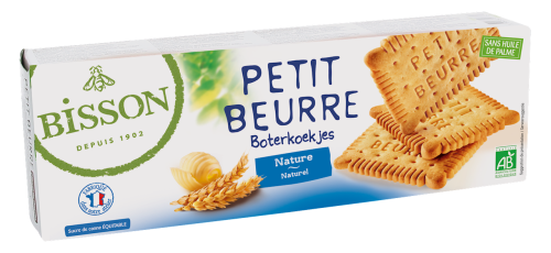 PETIT BEURRE herbatniki maślane BIO 150g - BISSON