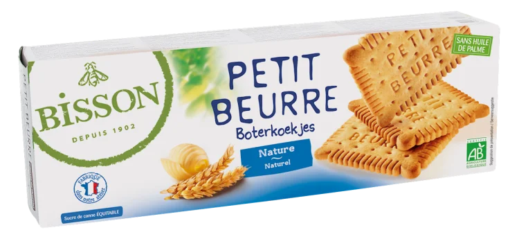 PETIT BEURRE herbatniki maślane BIO 150g - BISSON
