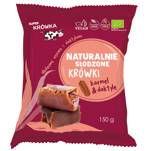 KRÓWKI SŁODZONE AGAWĄ BG BIO 150 g MG