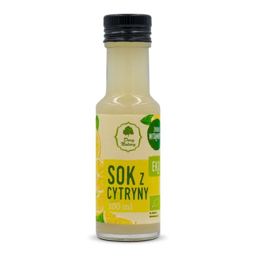 SOK Z CYTRYNY EKO 100 ml - Dary Natury