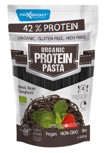 MAKARON PROTEINOWY FASOLI CZARNEJ 200g SP - Maxsport