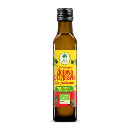ZIOŁOWA PRZYPRAWA Do potraw 250 ml Dary Natury