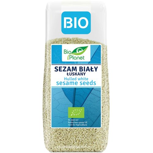 SEZAM BIAŁY ŁUSKANY Bio 200g - Bio Planet