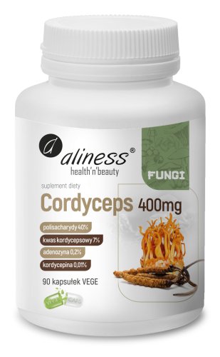 Aliness, Cordyceps 40/7/0,2/0,01,400mgx90