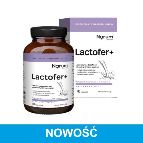 LACTOFER+ 60 kapsułek - Narum